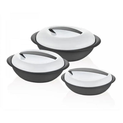 Bager 3pc Smart Oval Plastic Pot Set