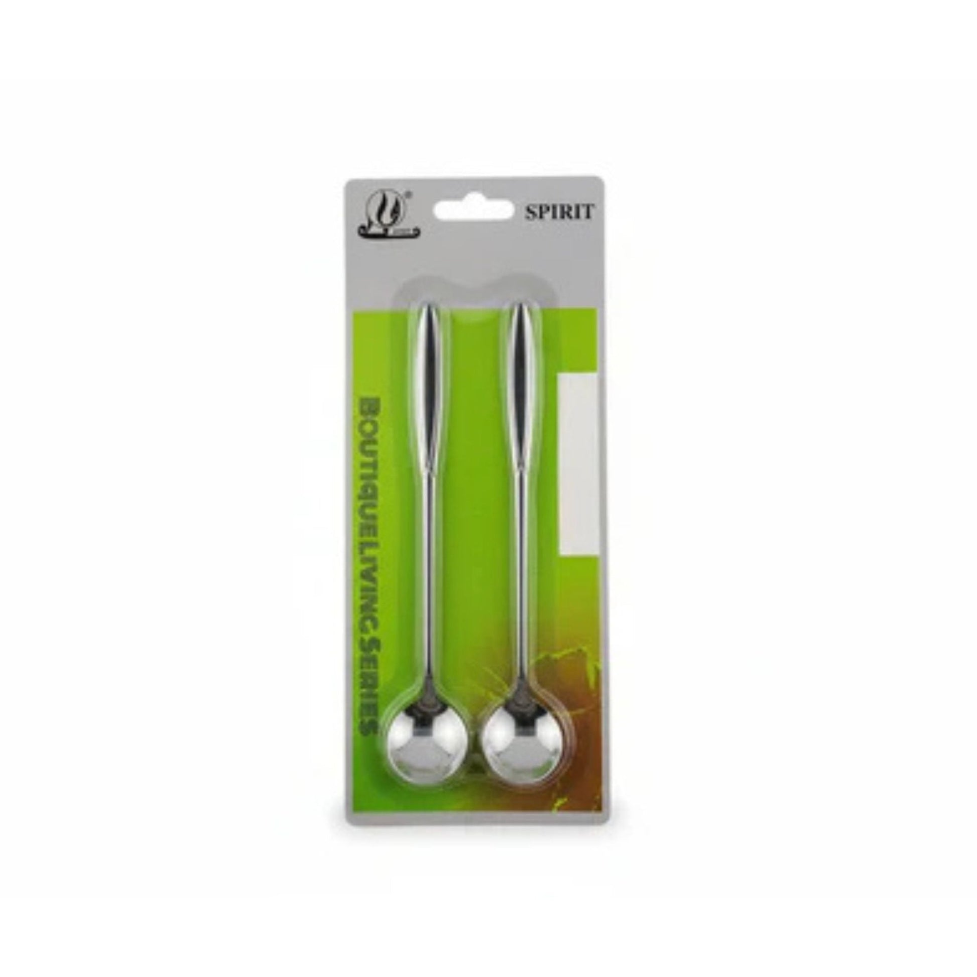 2pc Flower Long Teapoon