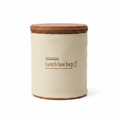 2pc Lunch Box And Cutlery Set - Beige