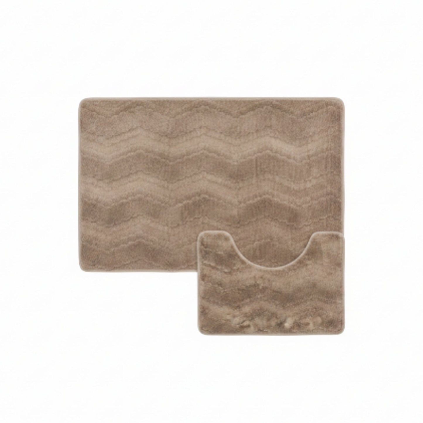 2pc Non Slip Microfibre Bath Mats