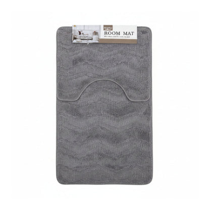 2pc Non Slip Microfibre Bath Mats
