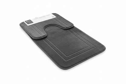 2pc Plush Memory Foam Bath Mat