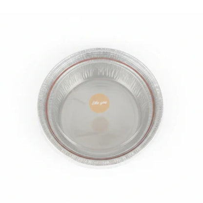 2pc Round Storage Box With Leather Handle