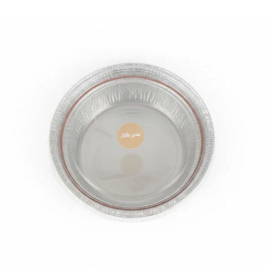 2pc Round Storage Box With Leather Handle