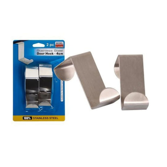 2pc Stainless Steel Door Hooks