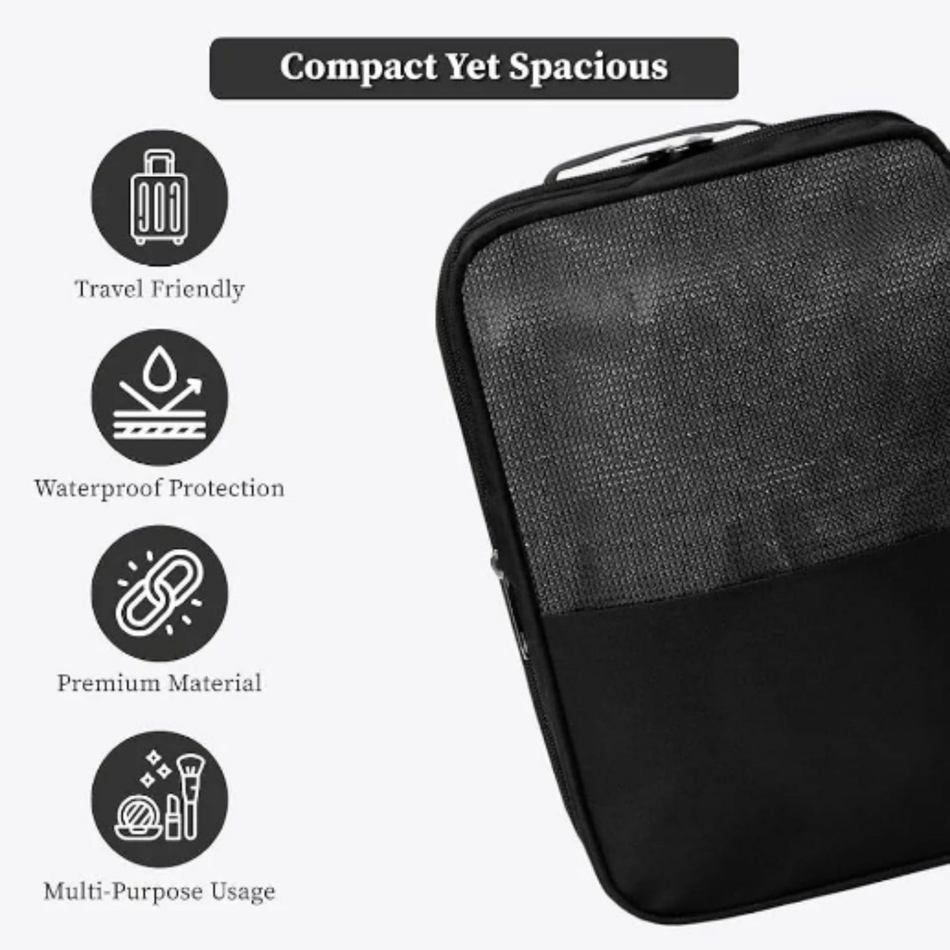3-Layer Travel Shoe Bag Organizer – Portable Shoes Storage Bag for Luggage & Travel
