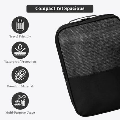 3-Layer Travel Shoe Bag Organizer – Portable Shoes Storage Bag for Luggage & Travel