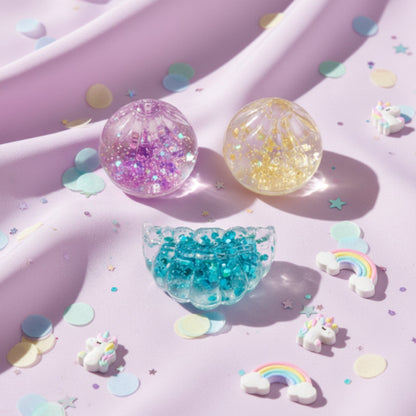 3-Piece Mini Dumpling Mystery Box Squishy With Basket – Diamond Edition