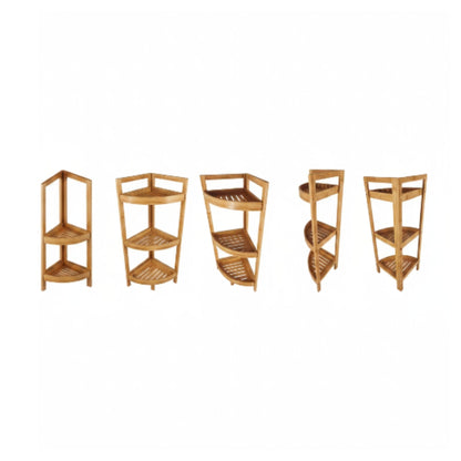 3 Tier Bamboo Corner Storage Rack
