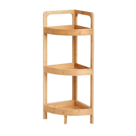 3 Tier Bamboo Corner Storage Rack