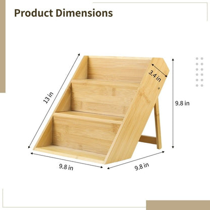 3 Tier Bamboo Spice Rack