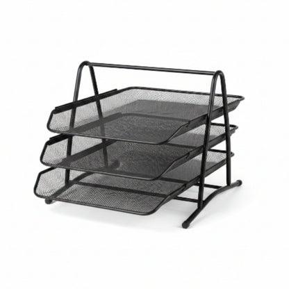 3 Tier Document Tray – Desktop Paper & File Organizer
