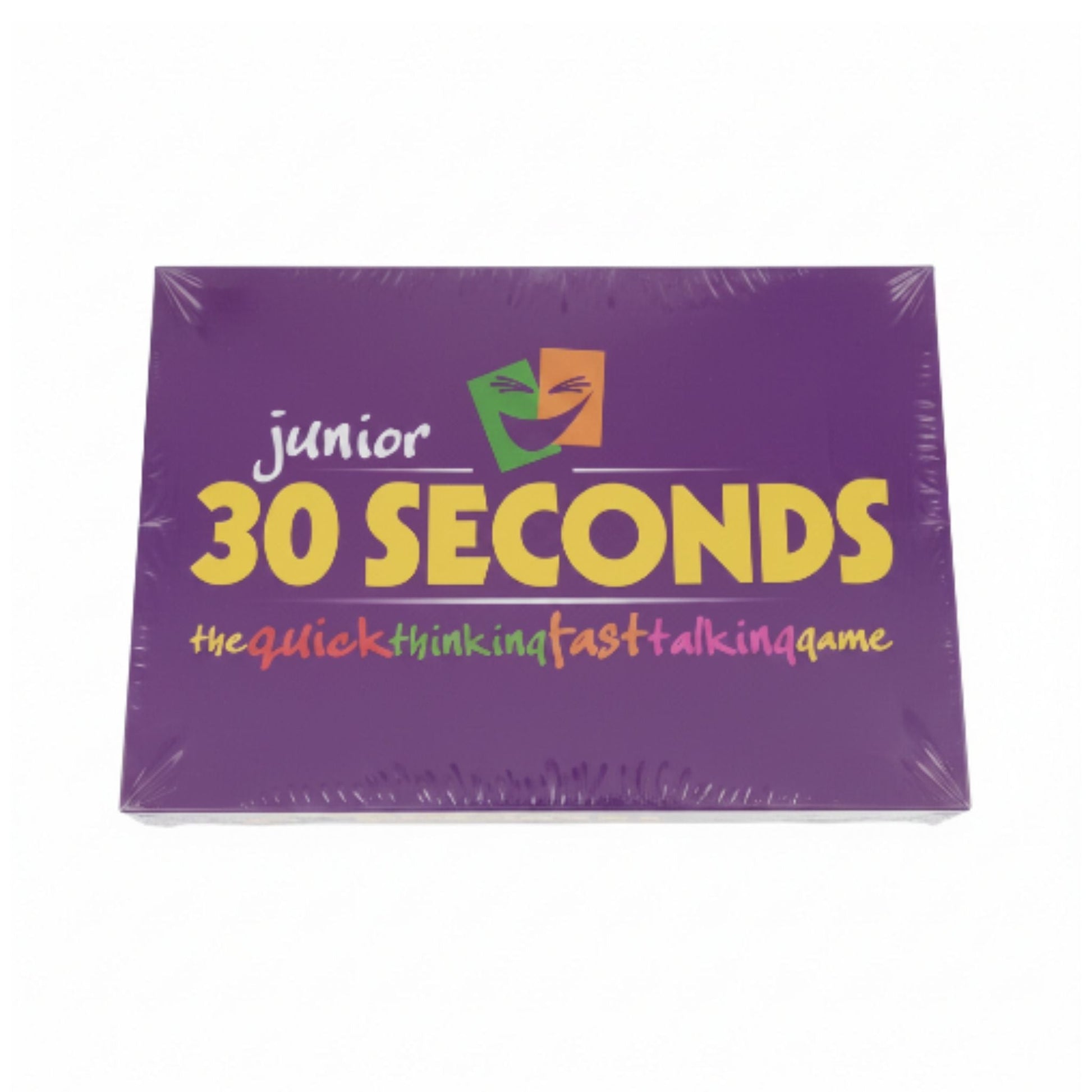 30 Seconds Junior Kids Board Game – Fast-Paced Family Trivia & Guessing Game