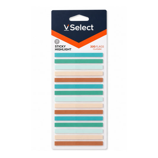 300 Piece Sticky Note Strips – Self-Adhesive Page Markers for Notes, Tabs & Colour Coding – Assorted Colours