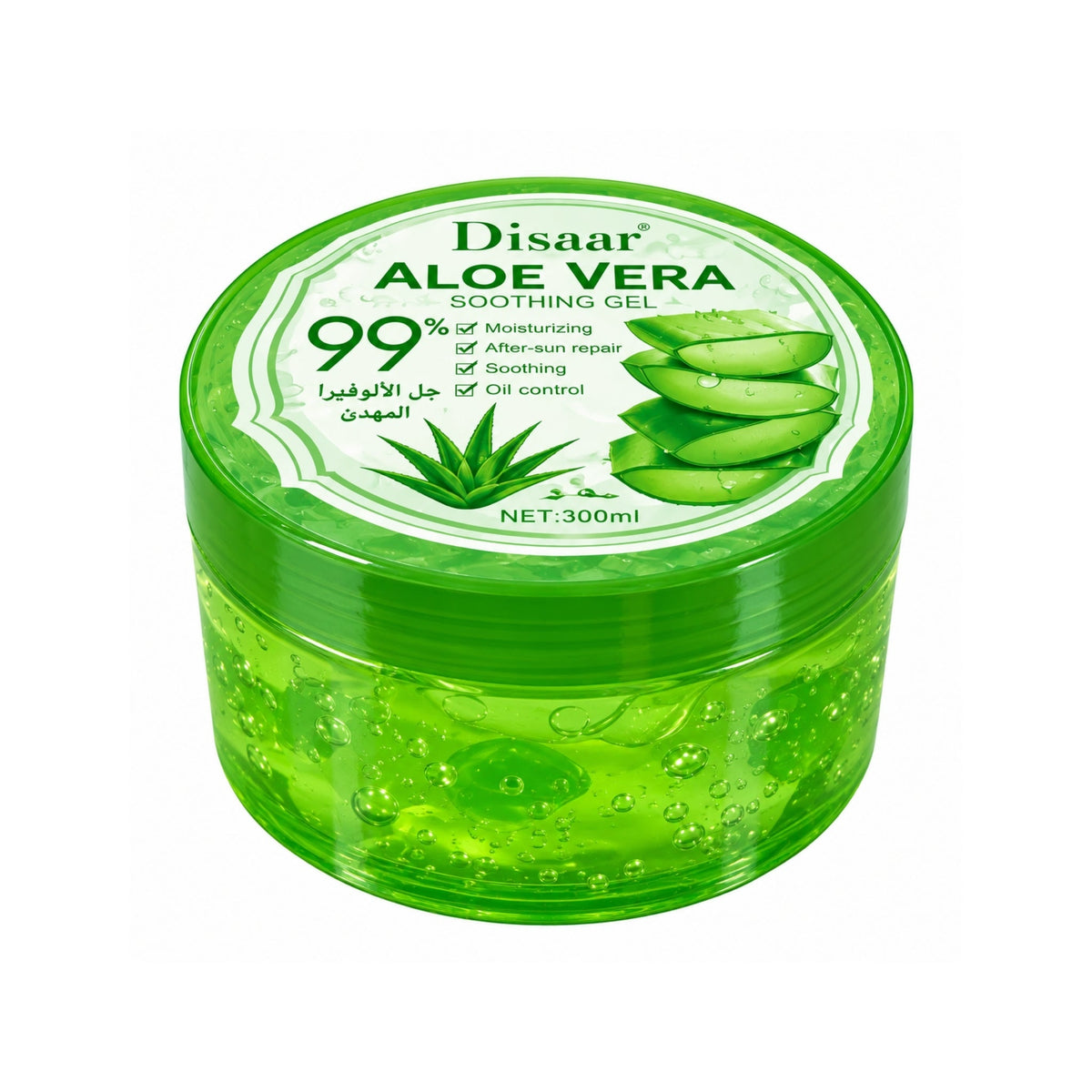 300ml Disaar Aloe Vera Gel – Soothing & Moisturizing Skin Care Gel
