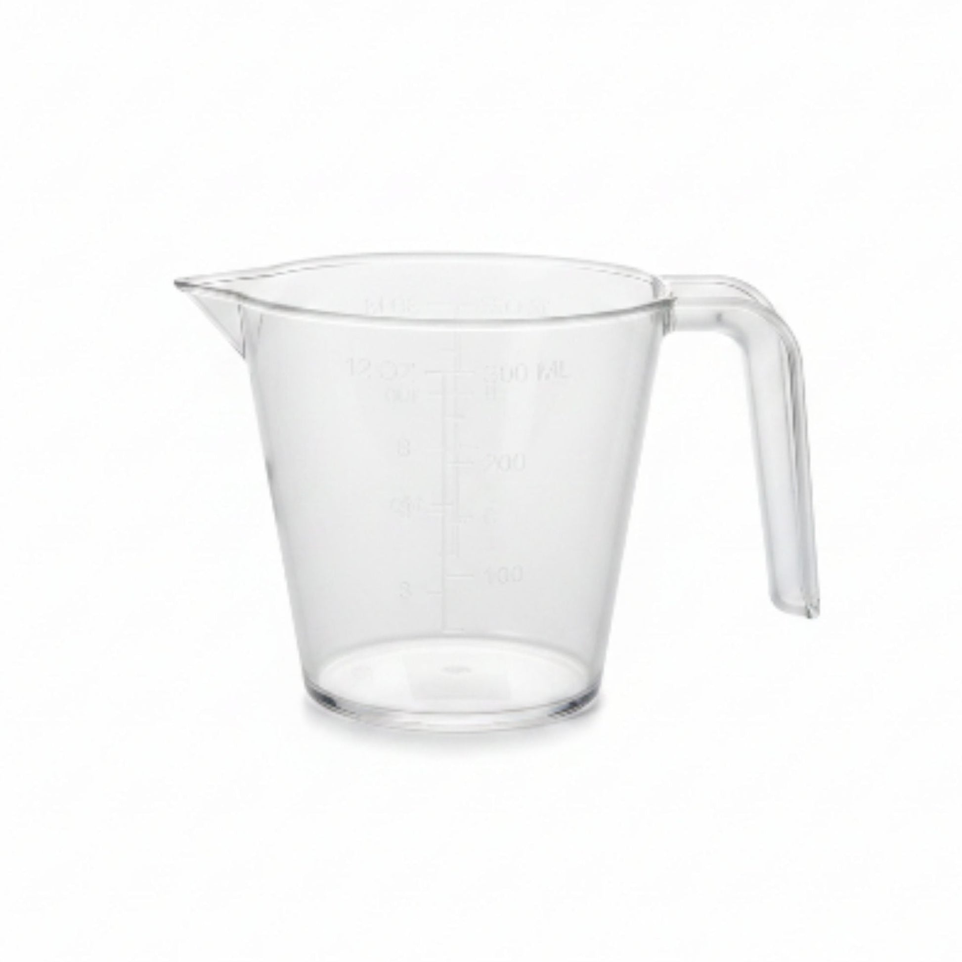 300ml Plastic Measuring Cup – Clear Kitchen Measuring Jug for Cooking & Baking