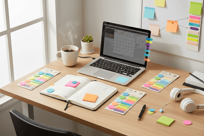 300pc Assorted Sticky Notes