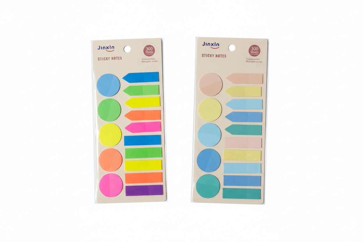 300pc Assorted Sticky Notes
