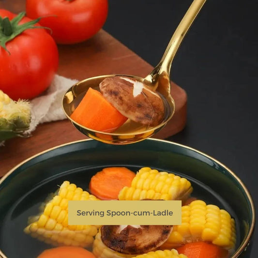 Gold Serving Spoons
