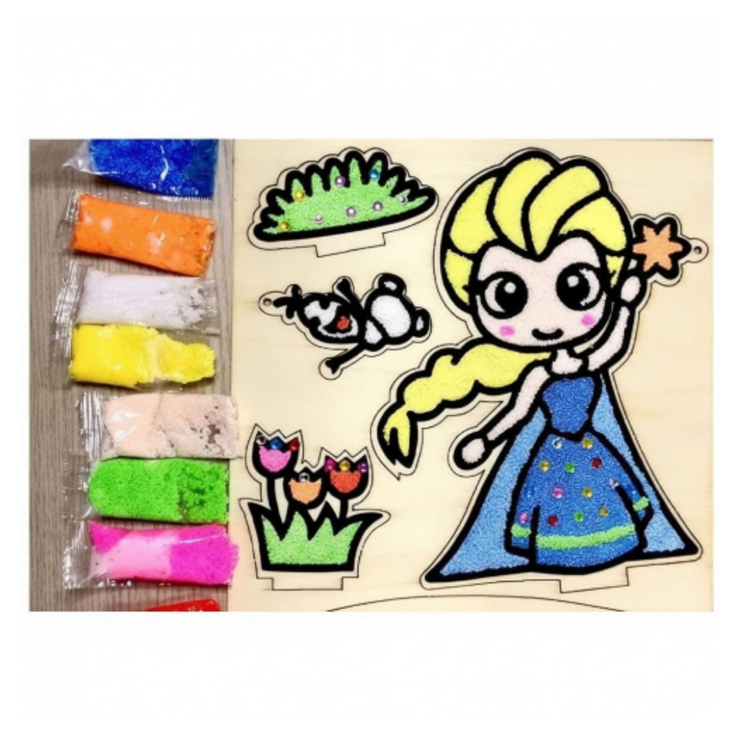 3D Clay Painting with Hanging Charm