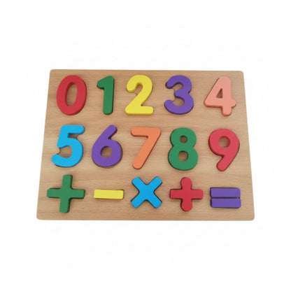 3D Wooden Number Puzzle