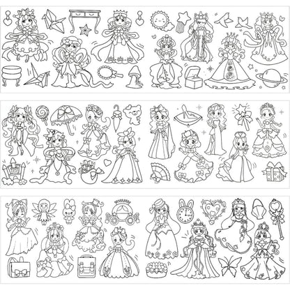 3m Doodling Picture Roll for Children – Colouring Activity Roll with Continuous Design
