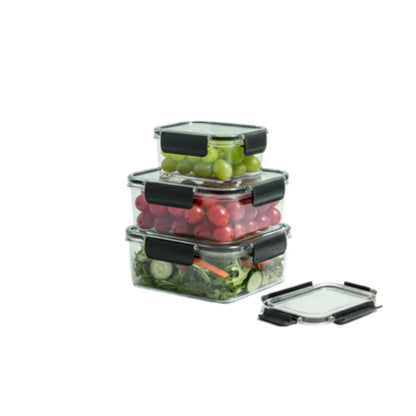 3pc Acrylic Fridge Storage with Dividers