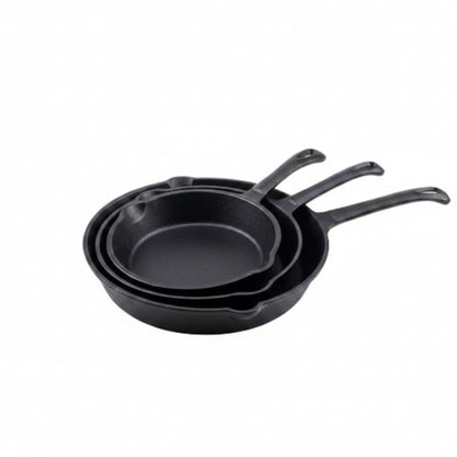 3pc AYI Cast Iron Skillets
