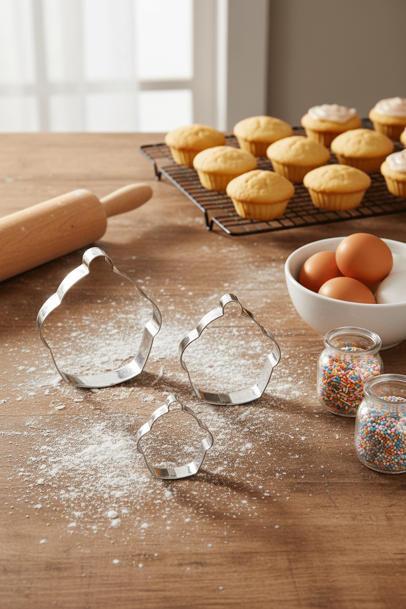 3pc Cupcake Cookie Cutter