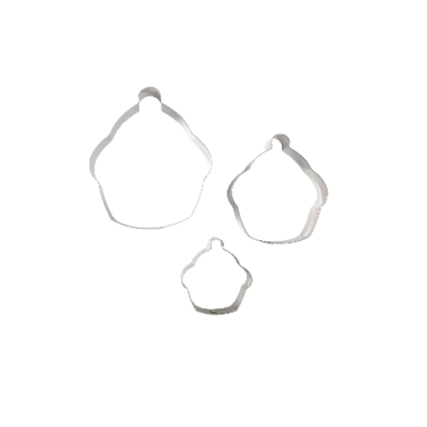 3pc Cupcake Cookie Cutter