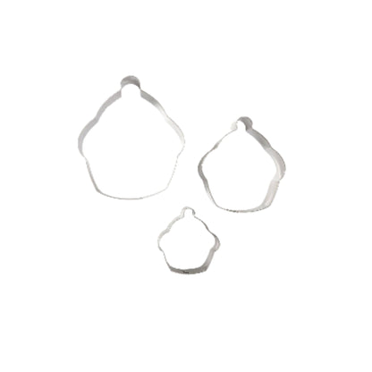 3pc Cupcake Cookie Cutter