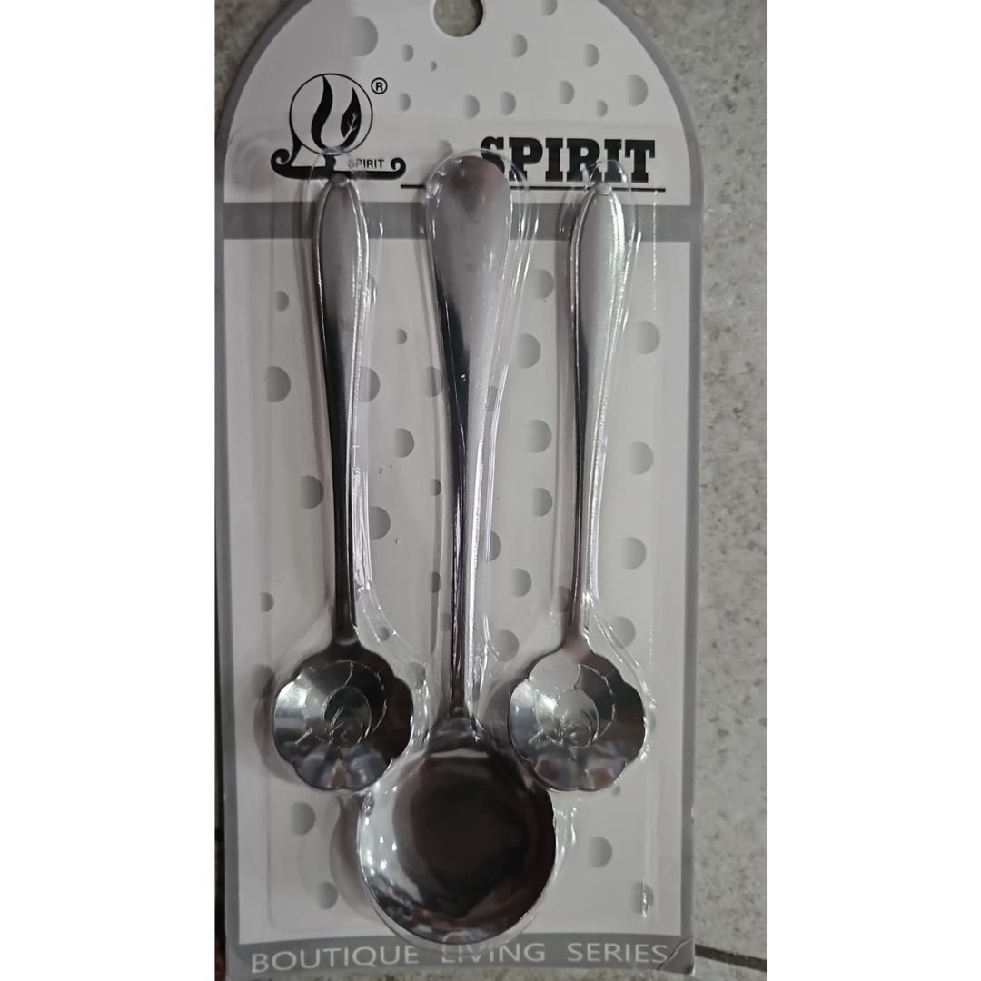 3pc Floral Teaspoon