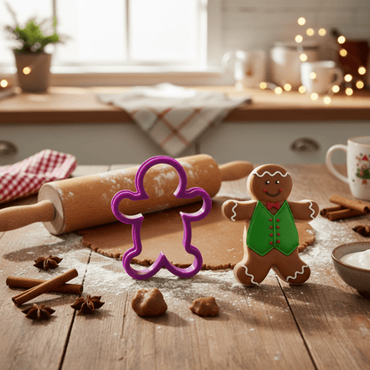 3pc Gingerbread Man Cutters