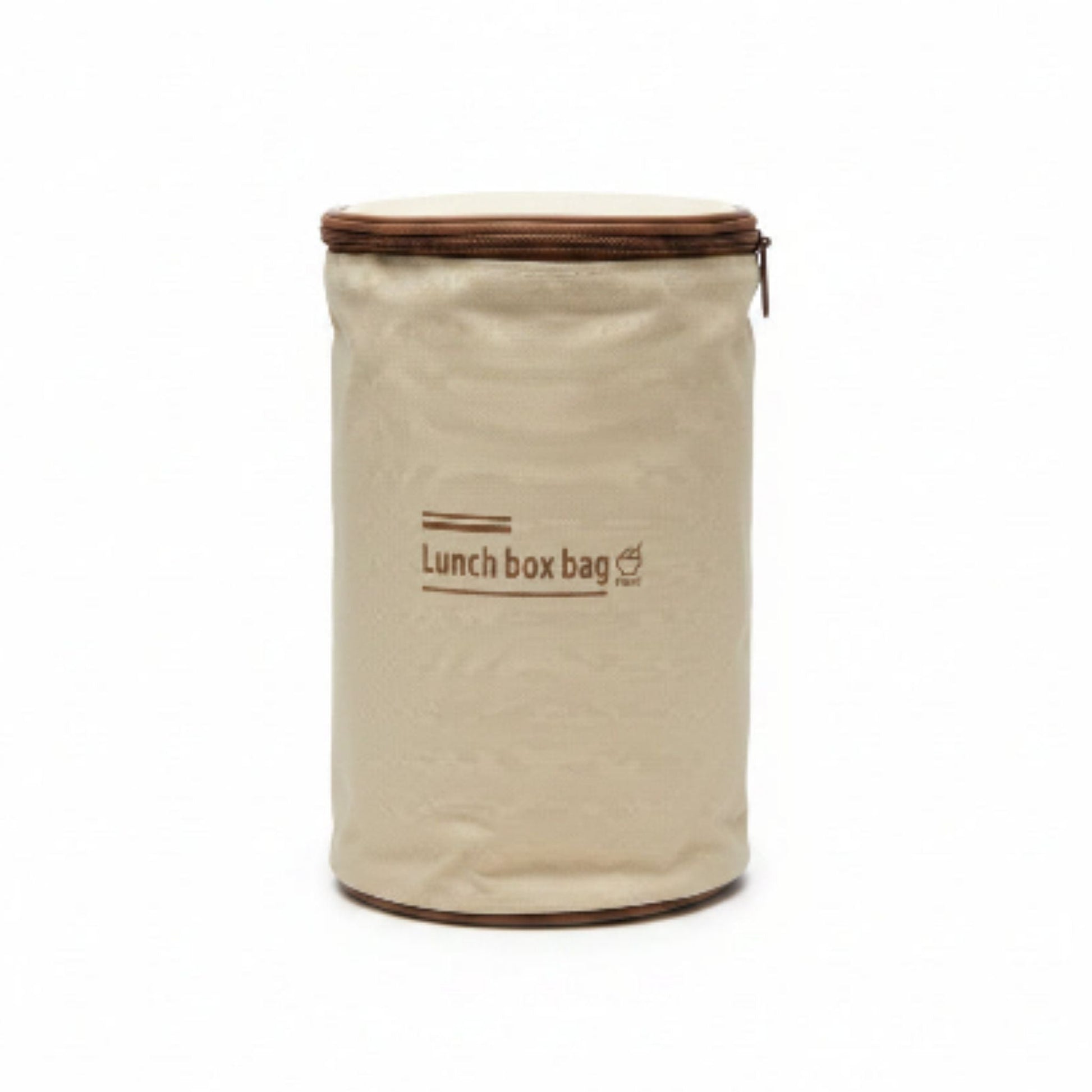 3pc Lunch Box And Cutlery Set - Coffee