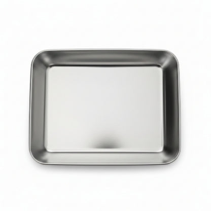 3pc Stainless Steel Crisper Box Flat Large