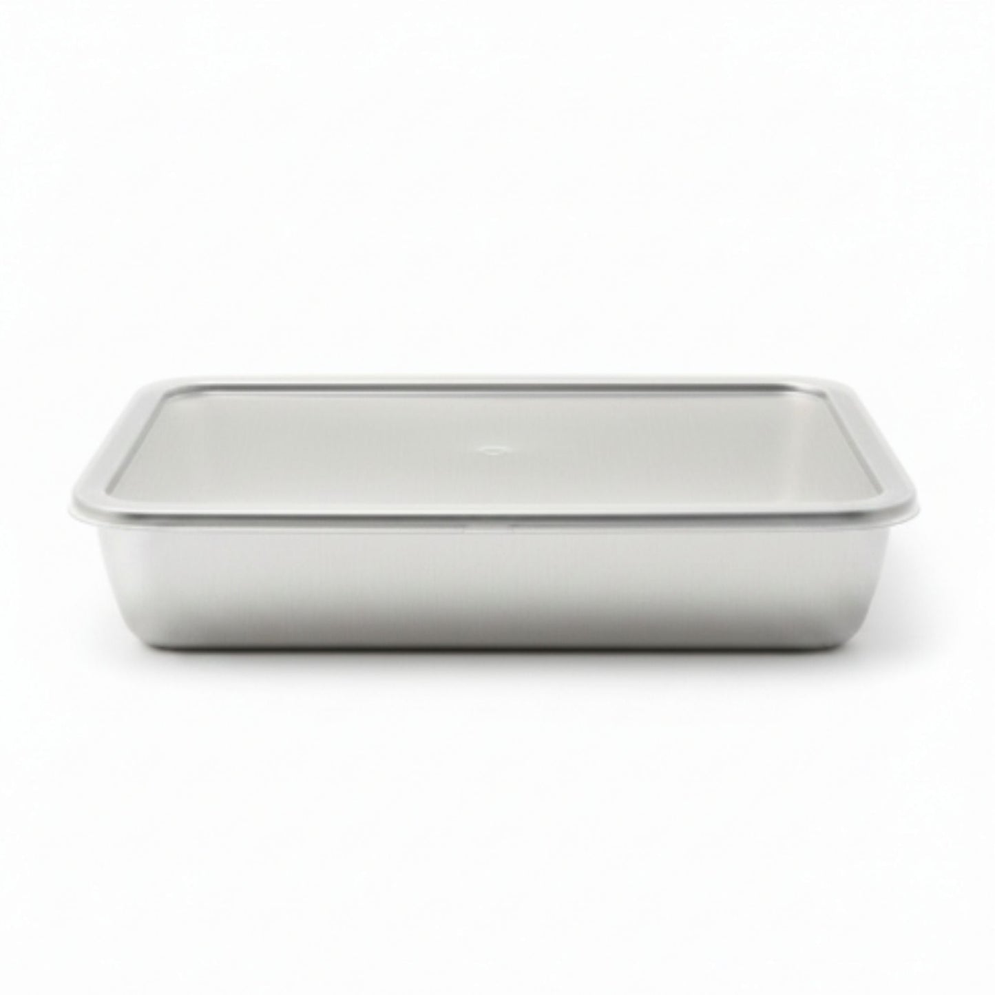 3pc Stainless Steel Crisper Box Flat Large