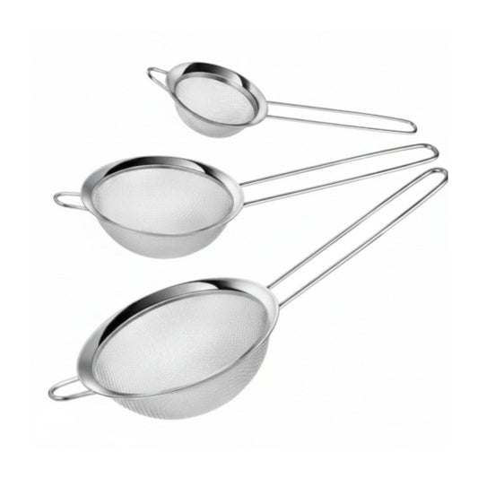 3pc Stainless Steel Sift Small