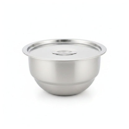 3pc Stainless Steel Steamer Storage With Lid