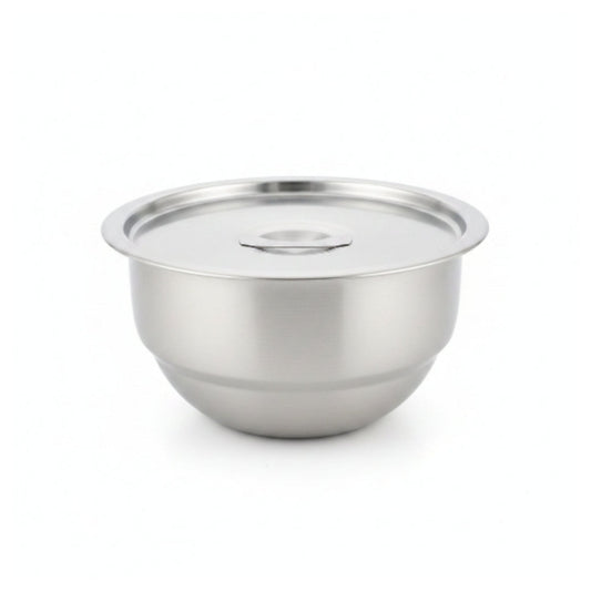 3pc Stainless Steel Steamer Storage With Lid