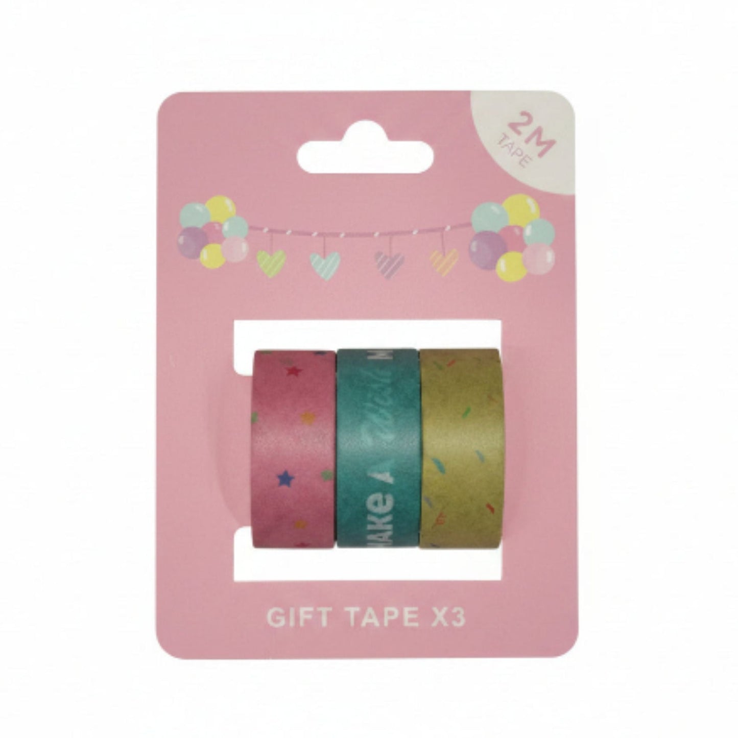 3pc Washi Tape 2M