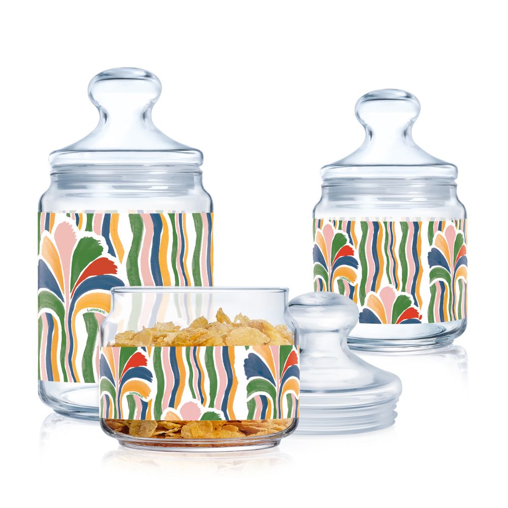 Luminarc 3pc Jar Set