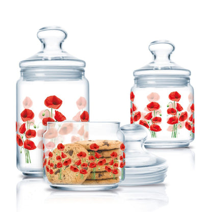 Luminarc 3pc Jar Set
