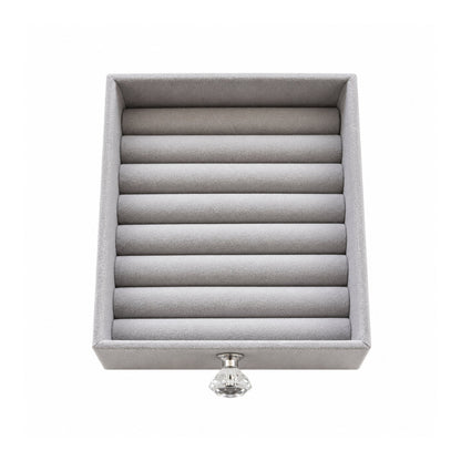 4 Drawer Acrylic Jewellery Organizer – Earring Holder With Multi-Compartment Storage