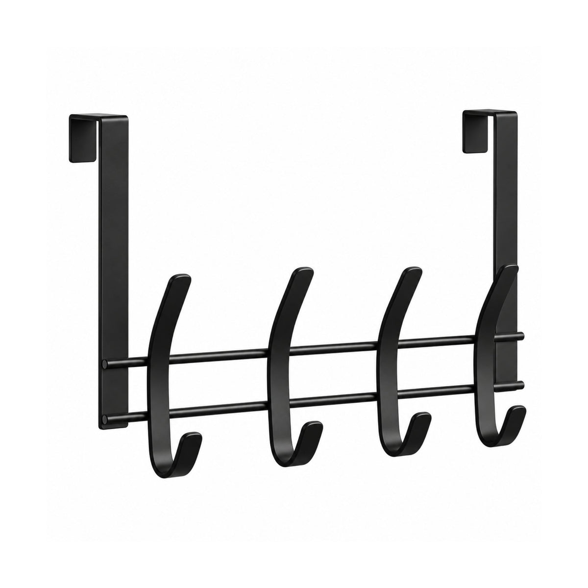 4 Hook Danny Home Over-the-Door Hanger – No-Drill Hanging Storage Organizer