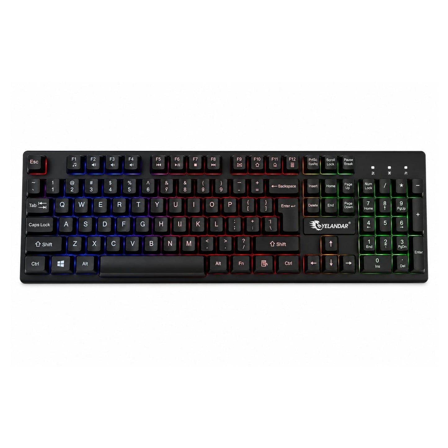 4 In 1 Esports Gaming Bundle – RGB Gaming Accessories Set with LED Lights for PC Gaming, PlayStation & Xbox