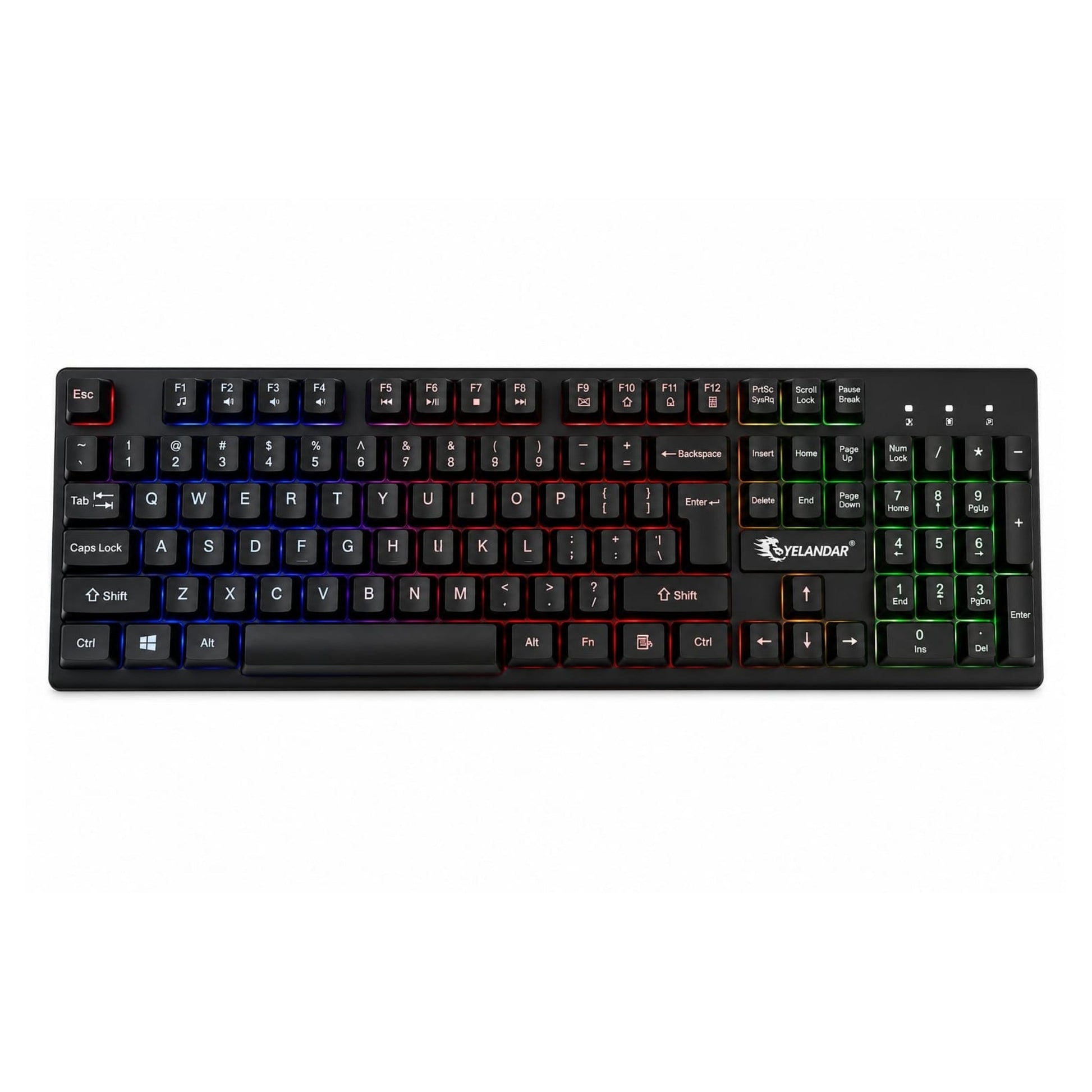 4 In 1 Esports Gaming Bundle – RGB Gaming Accessories Set with LED Lights for PC Gaming, PlayStation & Xbox