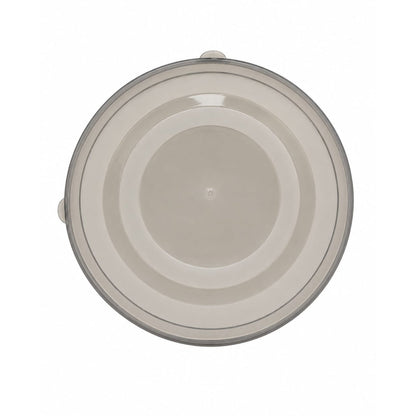 4-Piece Round Stainless Steel Mixing Bowl Set with Airtight Grey Lids – Nesting Food Storage Bowls - Gold