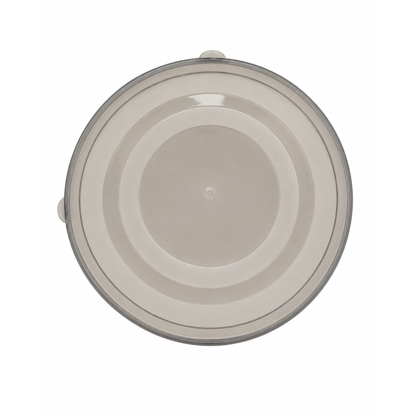 4-Piece Round Stainless Steel Mixing Bowl Set with Airtight Grey Lids – Nesting Food Storage Bowls - Silver