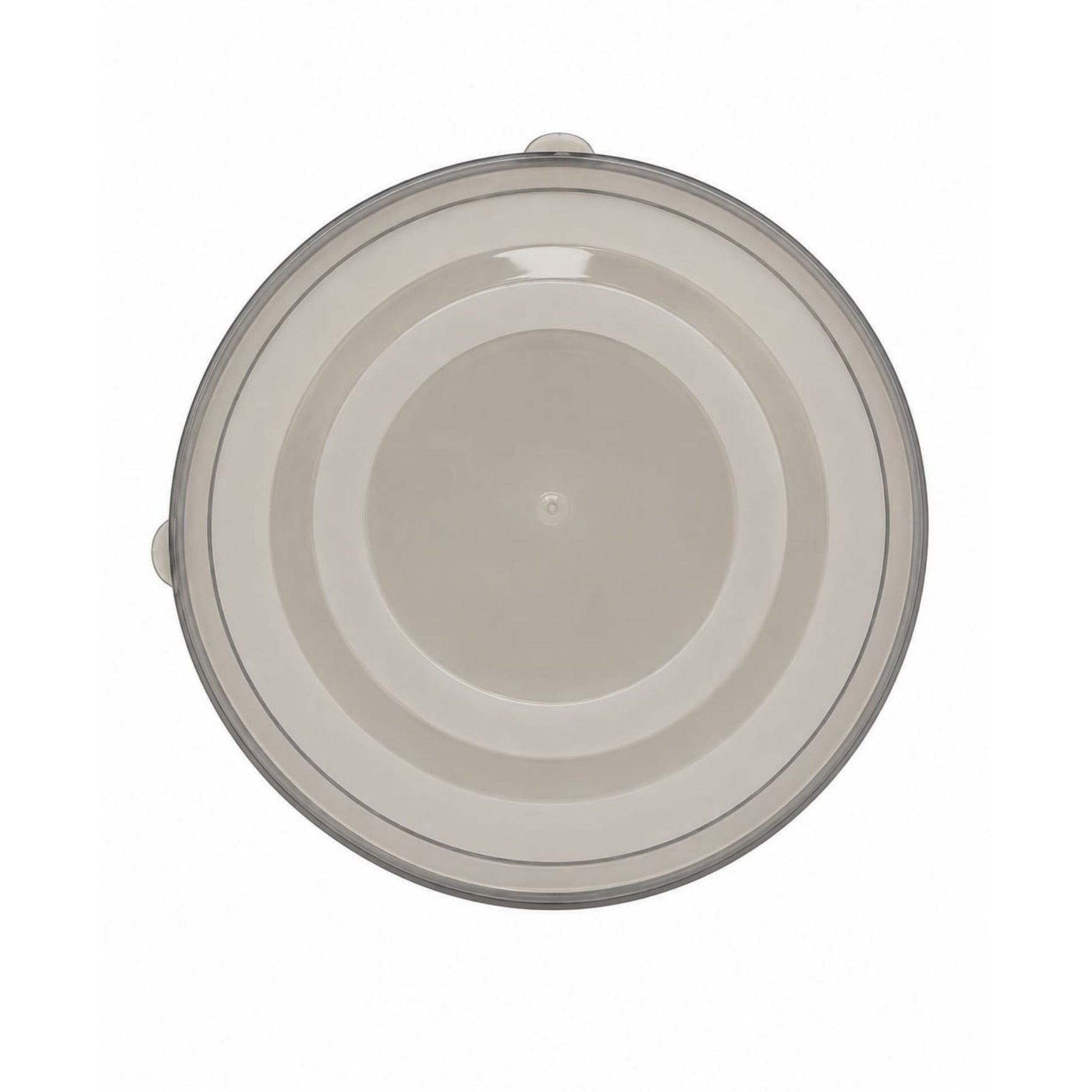 4-Piece Round Stainless Steel Mixing Bowl Set with Airtight Grey Lids – Nesting Food Storage Bowls - Silver