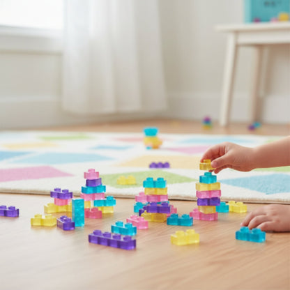 40 Piece Magic Gummy Blocks - Creative Learning Building Toy